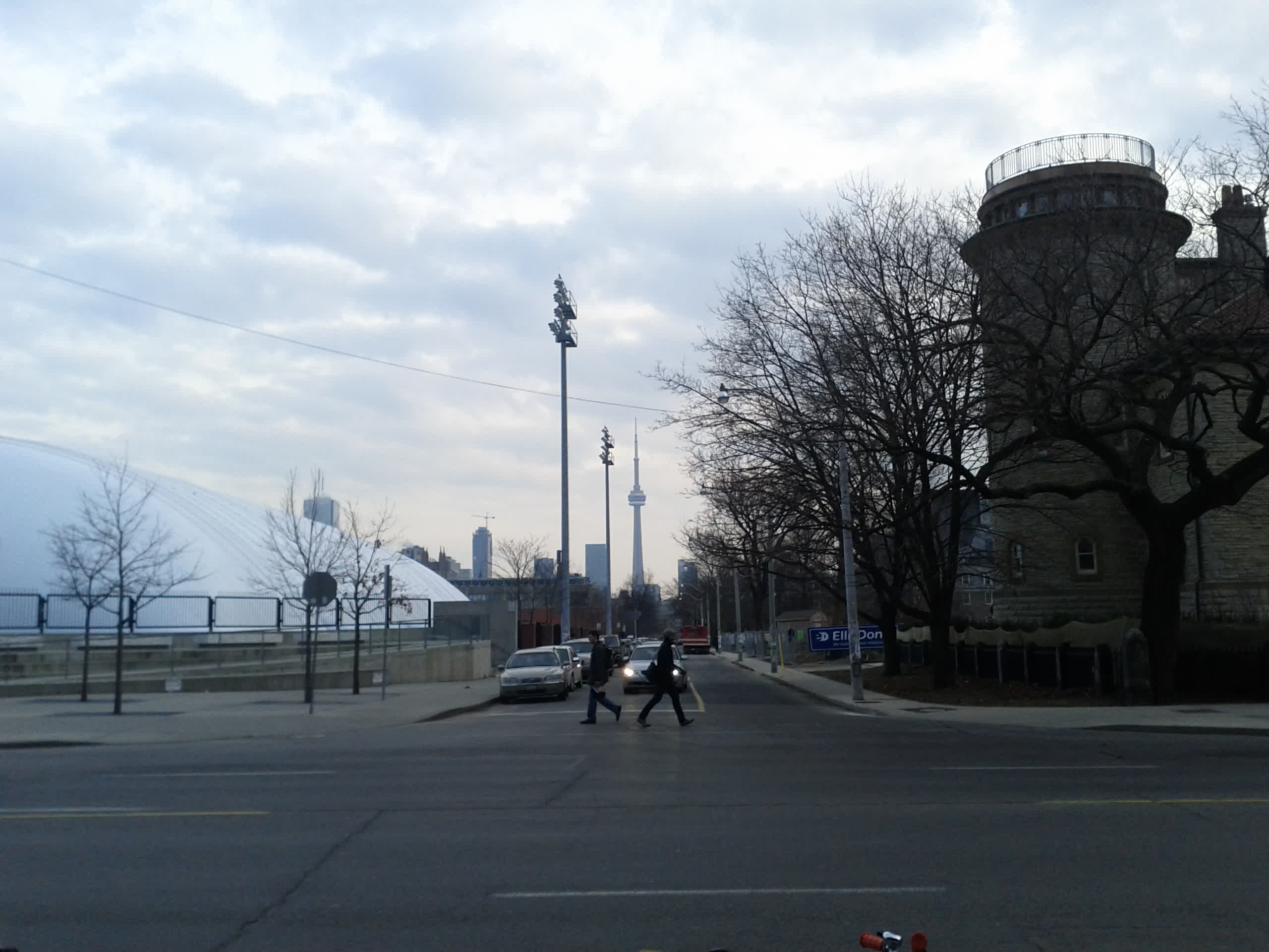 Another shot of CN Tower. This is taken from the far edge of campus.